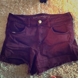 Maroon shorts